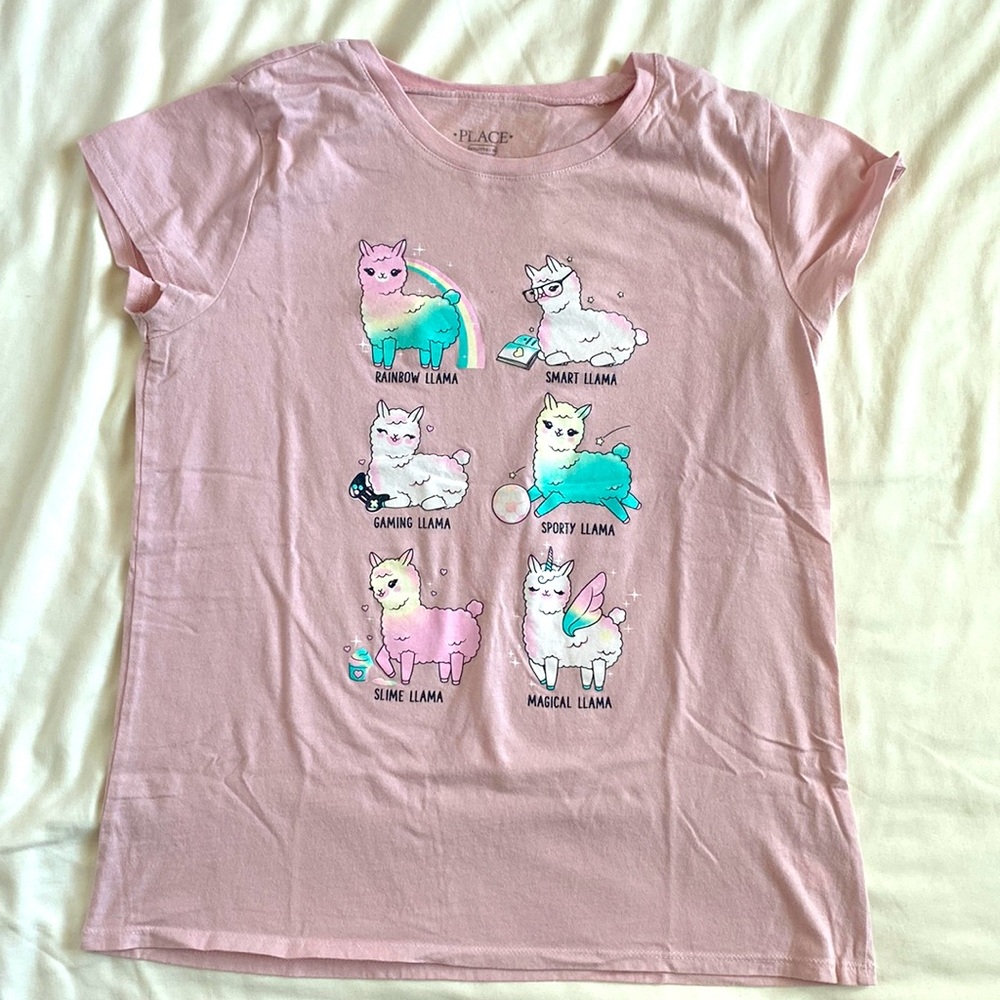 Childrens Place Light Pink XXL (16) Top